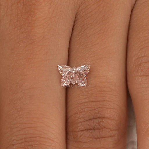 [Pink Butterfly Cut Lab Grown Diamond]-[Ouros Jewels]