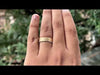 Youtube Video of Mens Brushed Gold Ring.