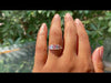 7 Stone Pink Baguette Cut Diamond Ring