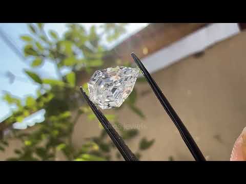 [Youtube Video of Step Cut Pear Lab Grown Diamond]-[Ouros Jewels]