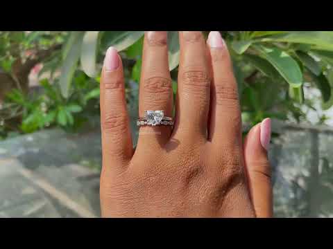 Heart Diamond Wedding Ring Set