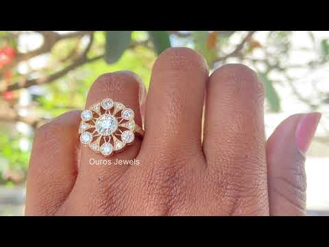 Vintage Old Mine Cut Diamond Ring