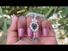 youtube video showing diamond dangle earrings 