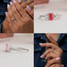 Collage Of Radiant Cut Eco Friendly Diamond Engagement Ring