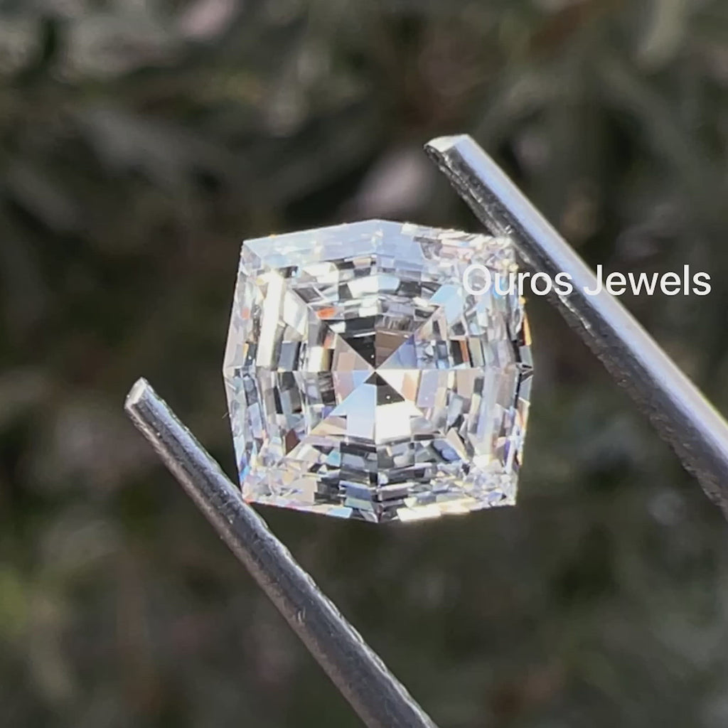 [Youutbe Video of Step Cut Cushion Diamond]-[Ouros Jewels]