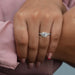 [Antique Solitaire Diamond Engagement Ring]-[Ouros Jewels]