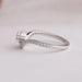 [Unique Lab Diamond Engagement Ring]-[Ouros Jewels]