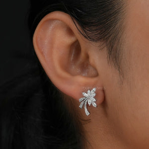 Diamant-Ohrstecker im Marquise-Schliff: Exquisites Cluster-Design