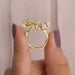 [Eco Friendly Round Diamond Vintage Ring]-[Ouros Jewels]