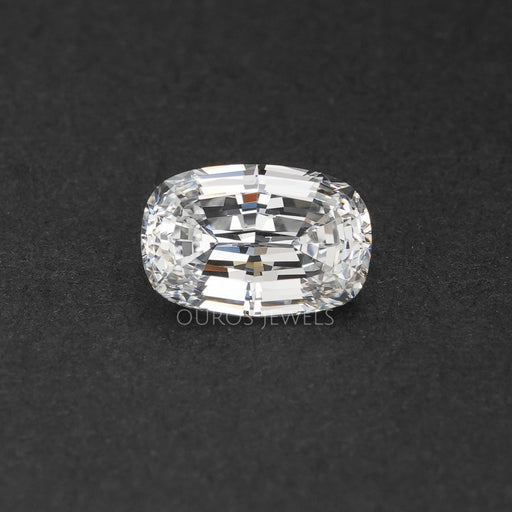 [1.09 Carat Step Cushion Cut Lab Grown Loose Diamond]-[Ouros Jewels]