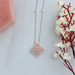 [Spacings Between Stone Setting of Flower Pendant]-[Ouros Jewels]