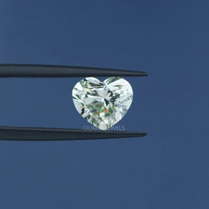 2.47 Carat Green Heart Cut Lab Grown Diamond