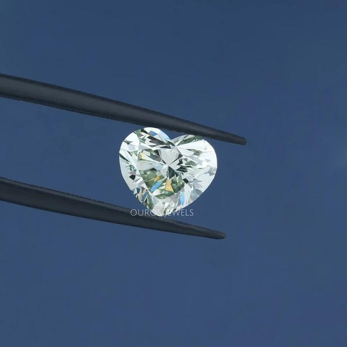 2,47 Karat Grüner Herz schliff Labor Diamant