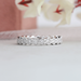 [Hexagone Shape Round Diamond Wedding Band]-[Ouros Jewels]