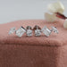 [Multi Diamond Stud Earrings]-[Ouros Jewels]