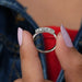 Oval five stone diamond anniversary band, perfect gift for your wife