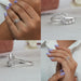 Looking for an engagement ring or a special occasion gift, this pear diamond bypass set ring is a beautiful choice