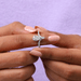 [V Shaped Pear Cut Curved Shaped Shank Diamond Ring]-[Ouros Jewels]