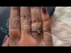 YouTube Video Of Yellow Pear Diamond Bypass Set Dainty Ring