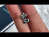 [Youtube Video of Blue Cushion Cut Lab Diamond Stud Earrings]-[Ouros Jewels]