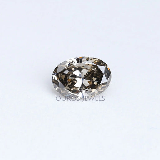 [Olive Oval Cut Lab Grown Diamond]-[Ouros Jewels]