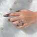 [Design Of Top In Row Bridal Diamond Ring]-[Ouros Jewels] 