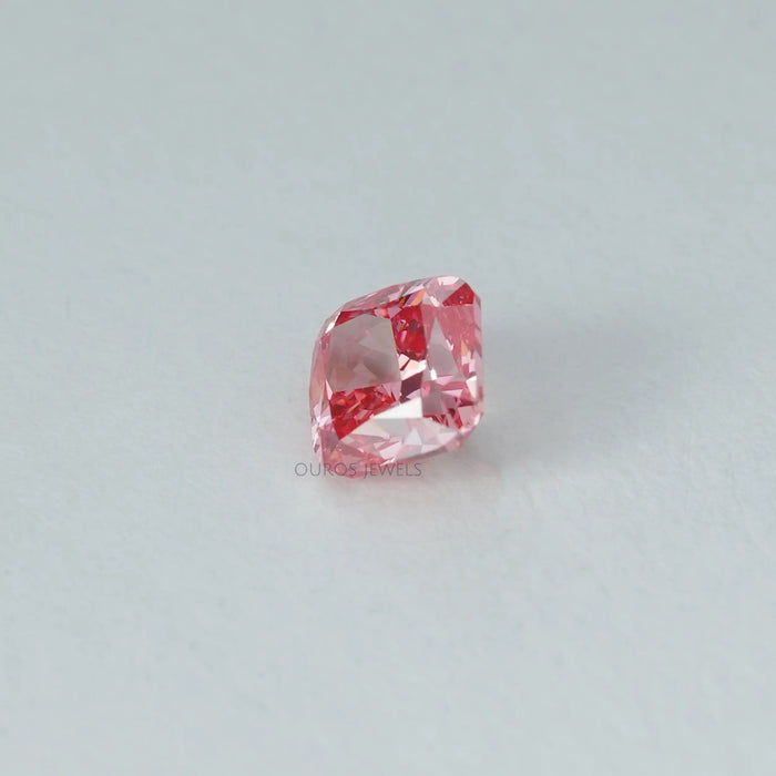 0,42 Karat Rosa Kissen schliff Labor Gezüchtet Diamant