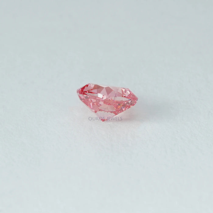 0,42 Karat Rosa Kissen schliff Labor Gezüchtet Diamant
