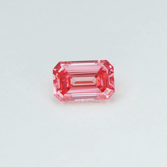 0,76 Karat Rosa Smaragd Schliff Labor Gezüchteter Diamant