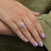 heart diamond double halo engagement ring