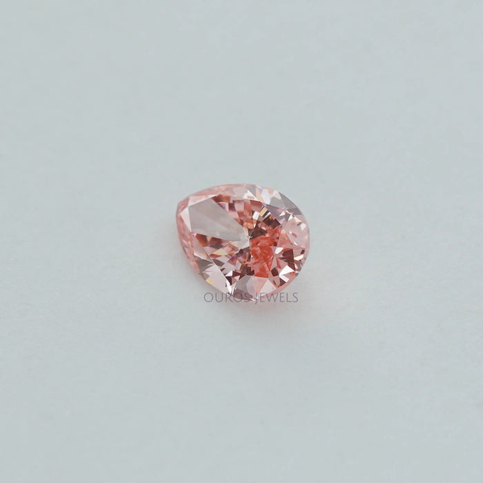 Rosa Birne Labor Gezüchteter Diamant 0,42 Karat Jeder
