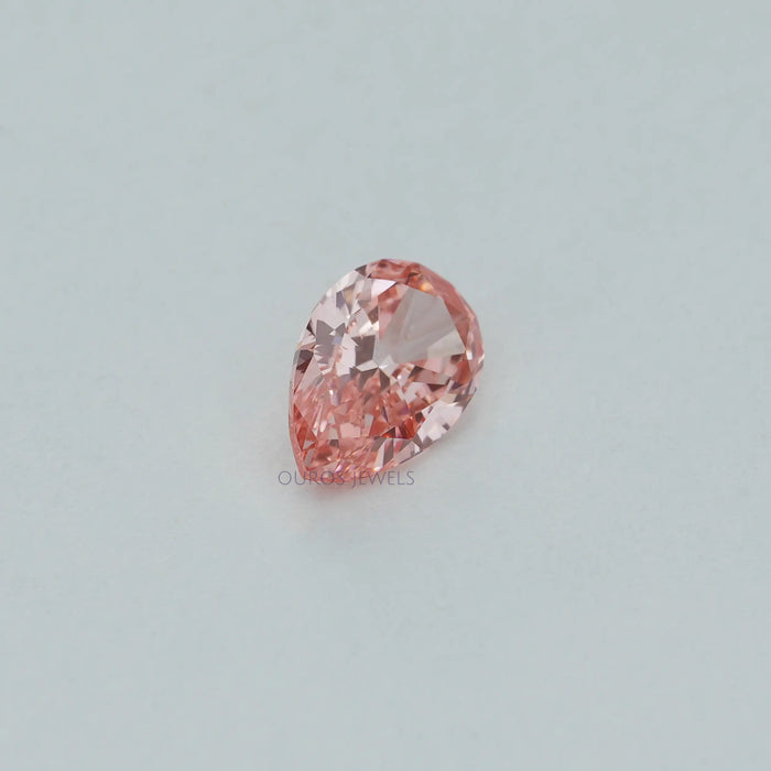 Rosa Birne Labor Gezüchteter Diamant 0,42 Karat Jeder