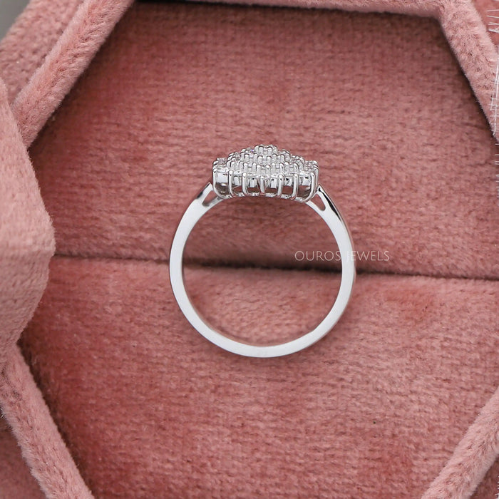 Rundschliff Cluster Diamantring