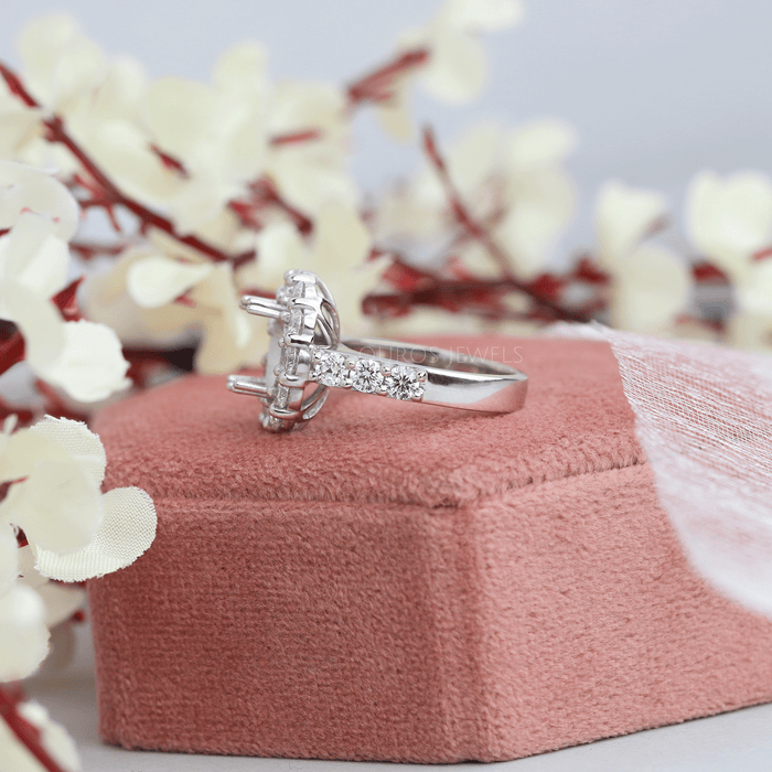 semi mount wedding ring 